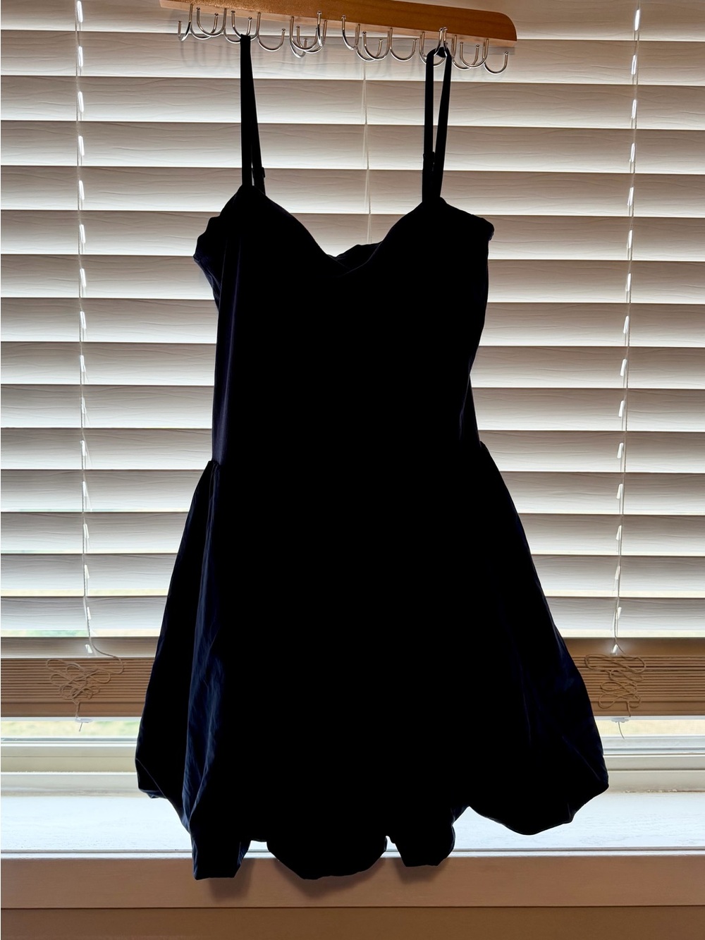 aerie Navy Blue Spaghetti-Strap Mini Dress